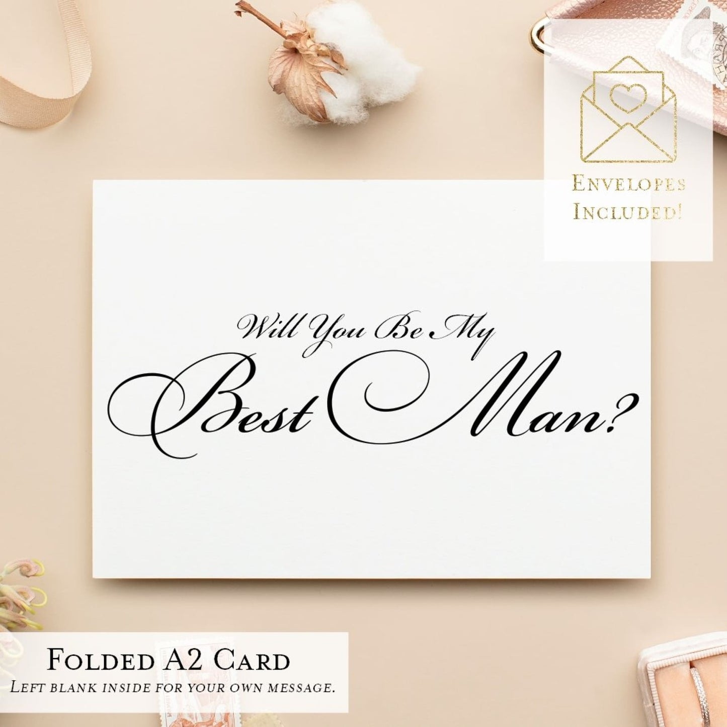 Will You Be My...? Cards, Wedding Party Proposal Cards, Style B - All That Glitters Invitations