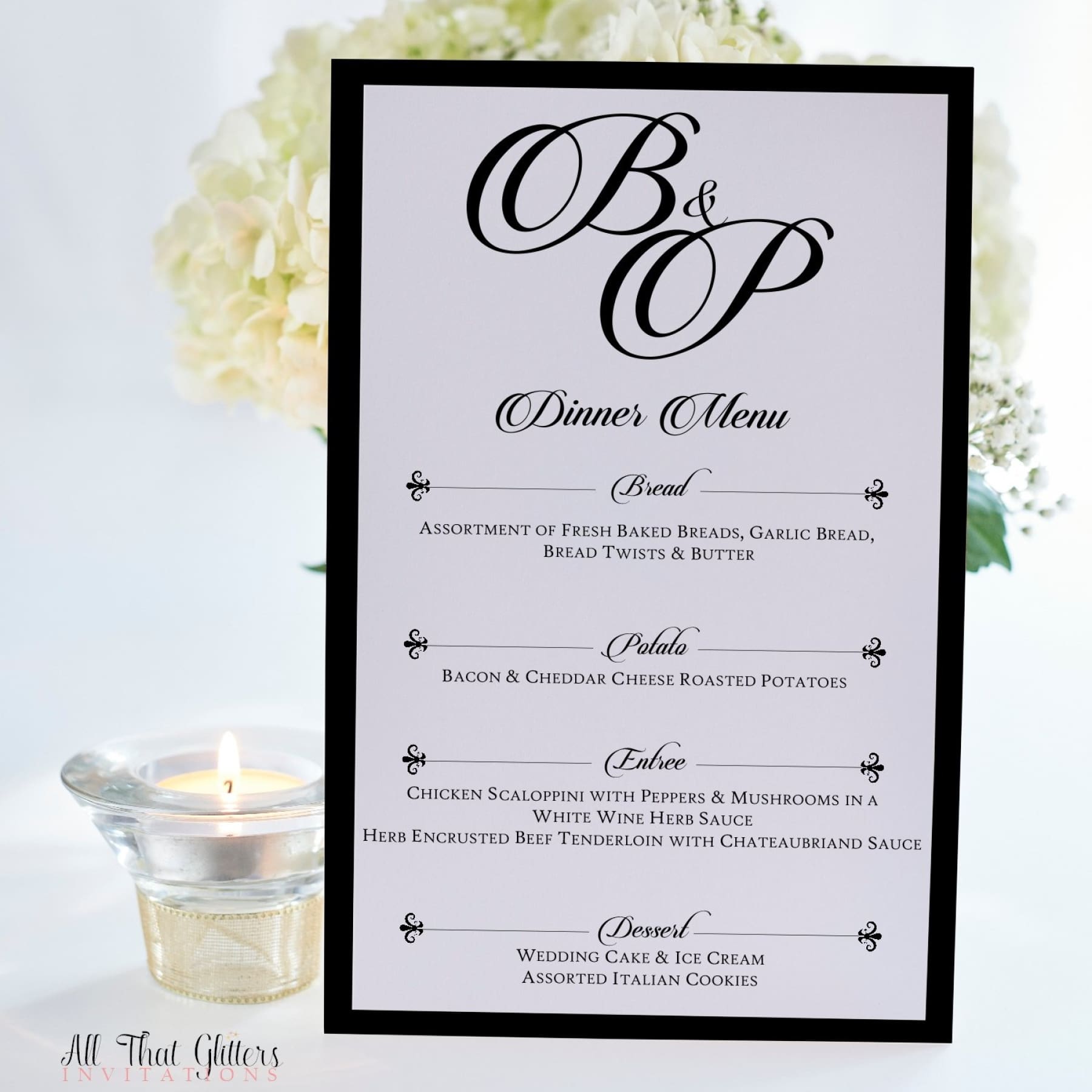 Wedding dinner menu 60 photos - Vianawedding.com