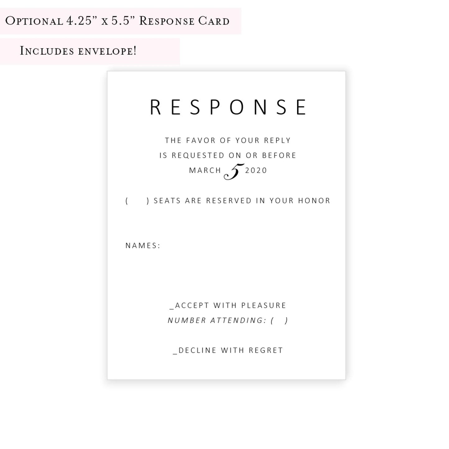 Simplistic Modern Elegance, Caroline + Michael - All That Glitters Invitations