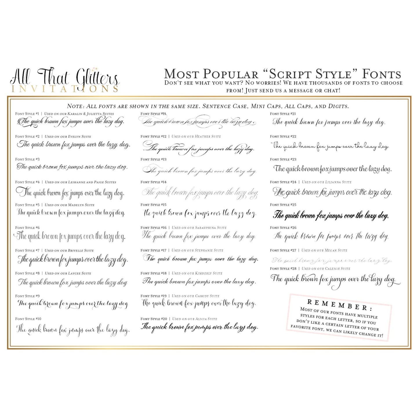 Tented Wedding Reception Place Cards - All That Glitters Invitations