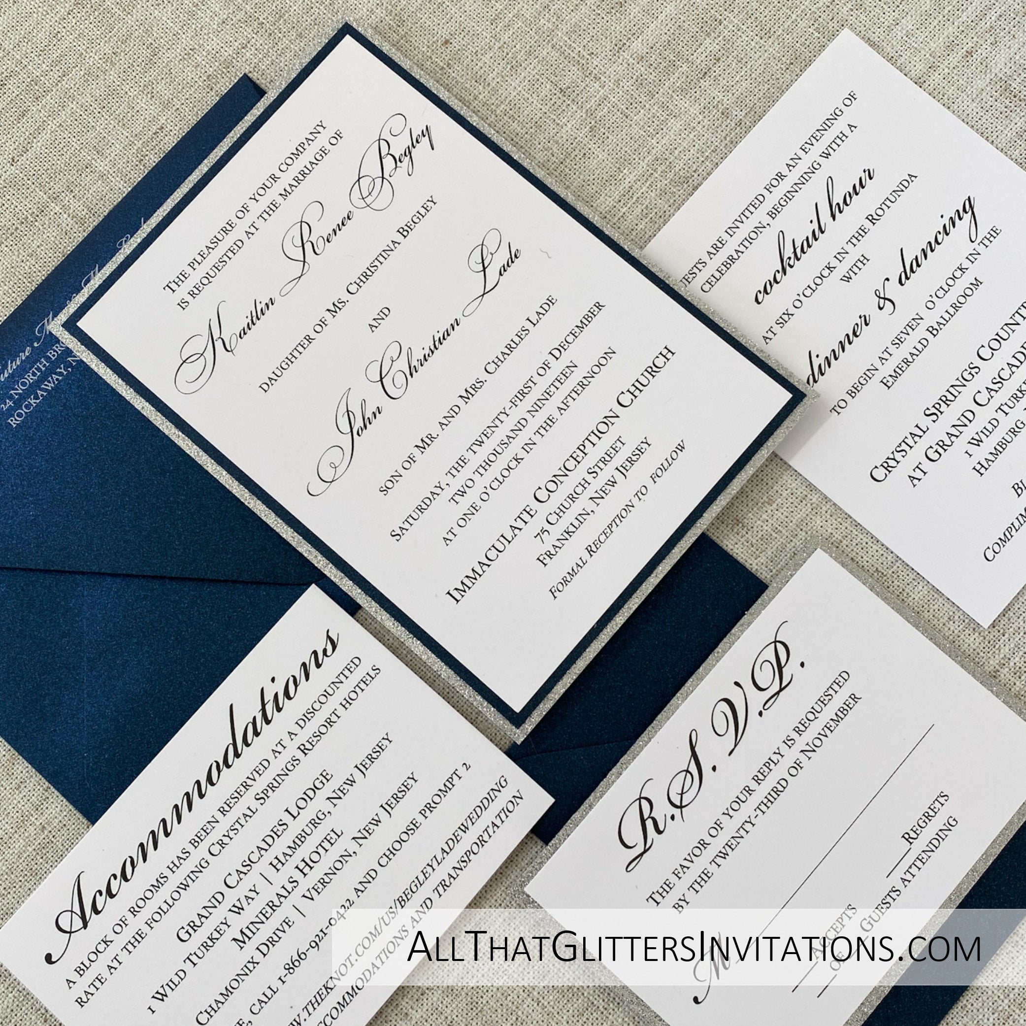 Multi Layered Invitations Wedding Invitations — The Paper Boutique