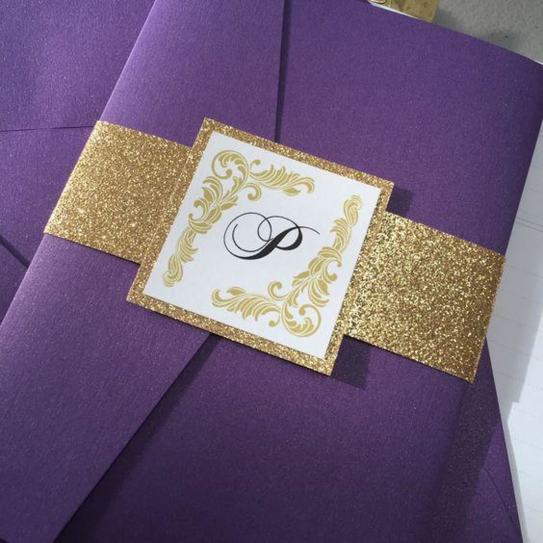 Camilla | Vintage Wedding Invitation Suite - All That Glitters Invitations