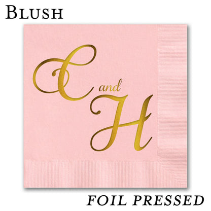 Foil Stamped Luncheon Napkins - All That Glitters Invitations
