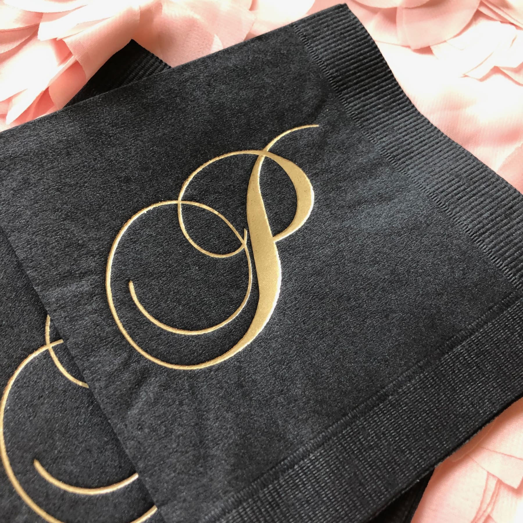Foil Stamped Luncheon Napkins - All That Glitters Invitations