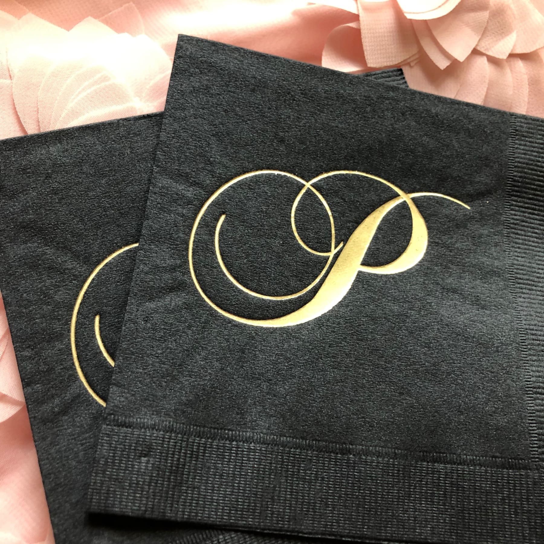 Foil Stamped Luncheon Napkins - All That Glitters Invitations