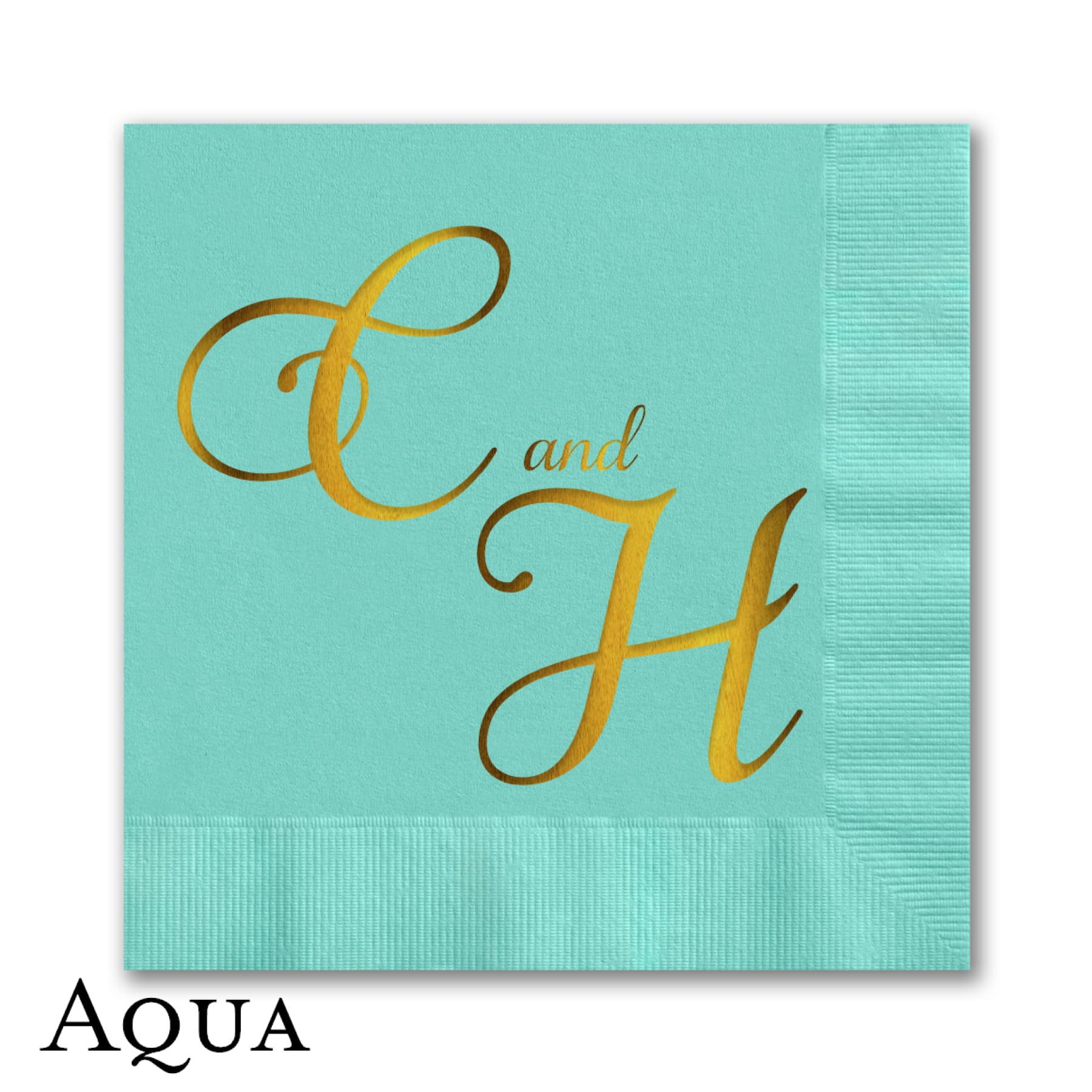 Foil Stamped Luncheon Napkins - All That Glitters Invitations