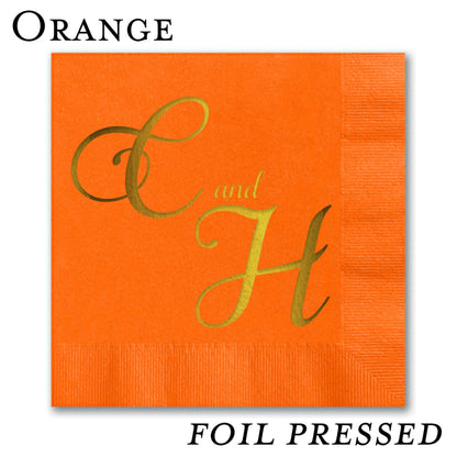 Foil Stamped Luncheon Napkins - All That Glitters Invitations