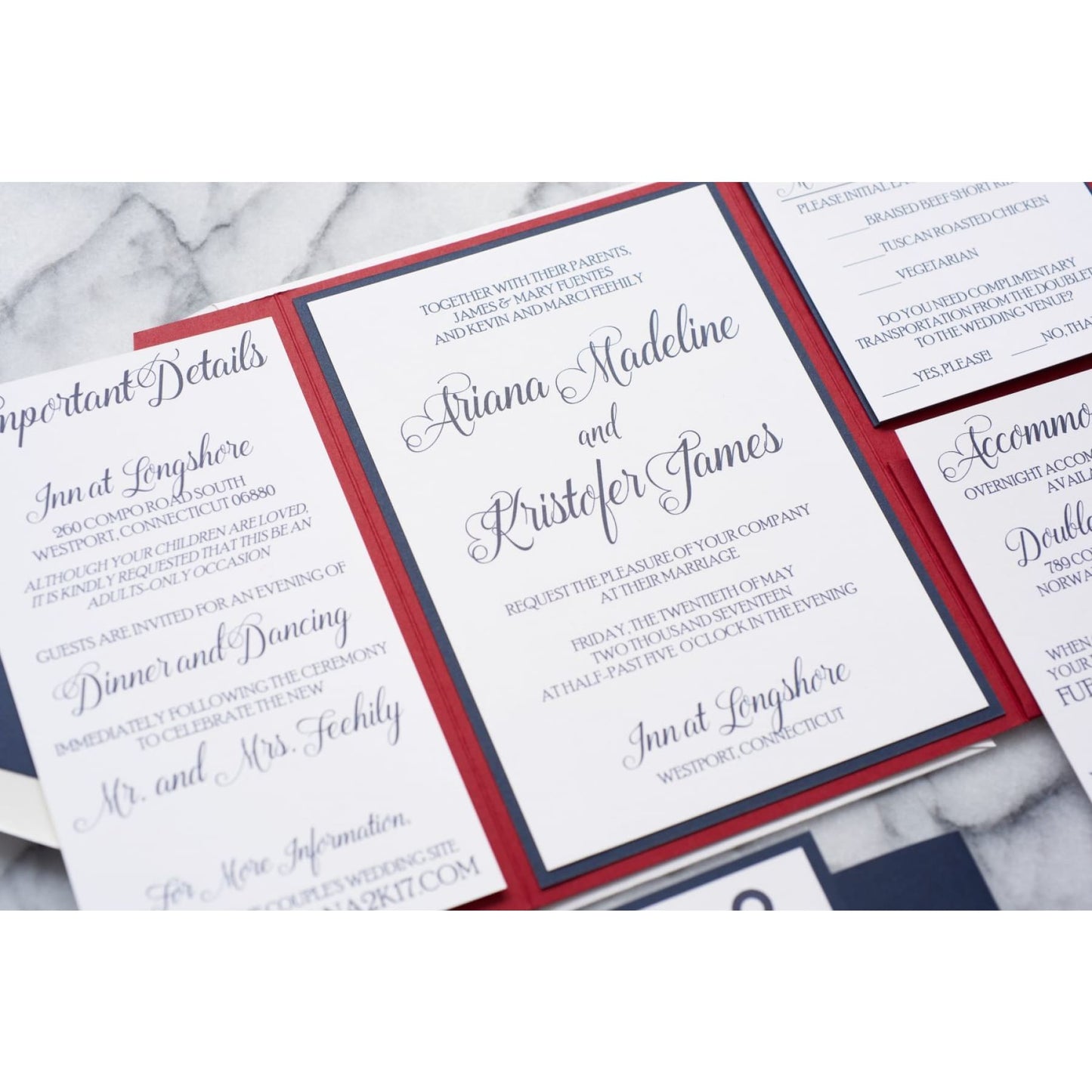 Nautical Anchor Wedding Invitation, Ariana - All That Glitters Invitations