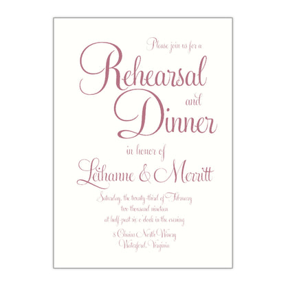 Popular Rehearsal Dinner Invitation, Leihanne - All That Glitters Invitations