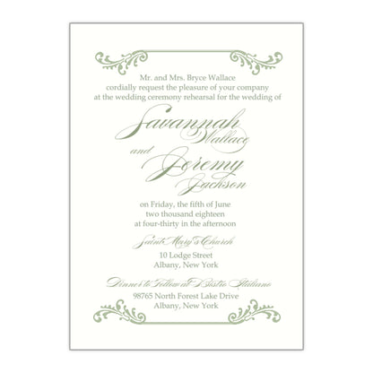 Southern Charm Rehearsal Dinner Invitation, Savannah - All That Glitters Invitations