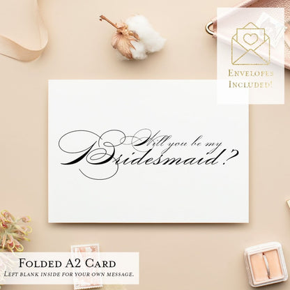 Will You Be My...? Cards, Wedding Party Proposal Cards, Style A - All That Glitters Invitations