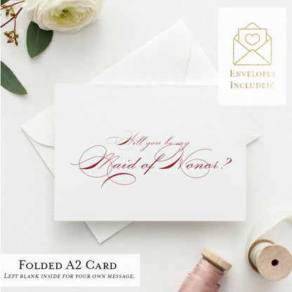 Will You Be My...? Cards, Wedding Party Proposal Cards, Style A - All That Glitters Invitations