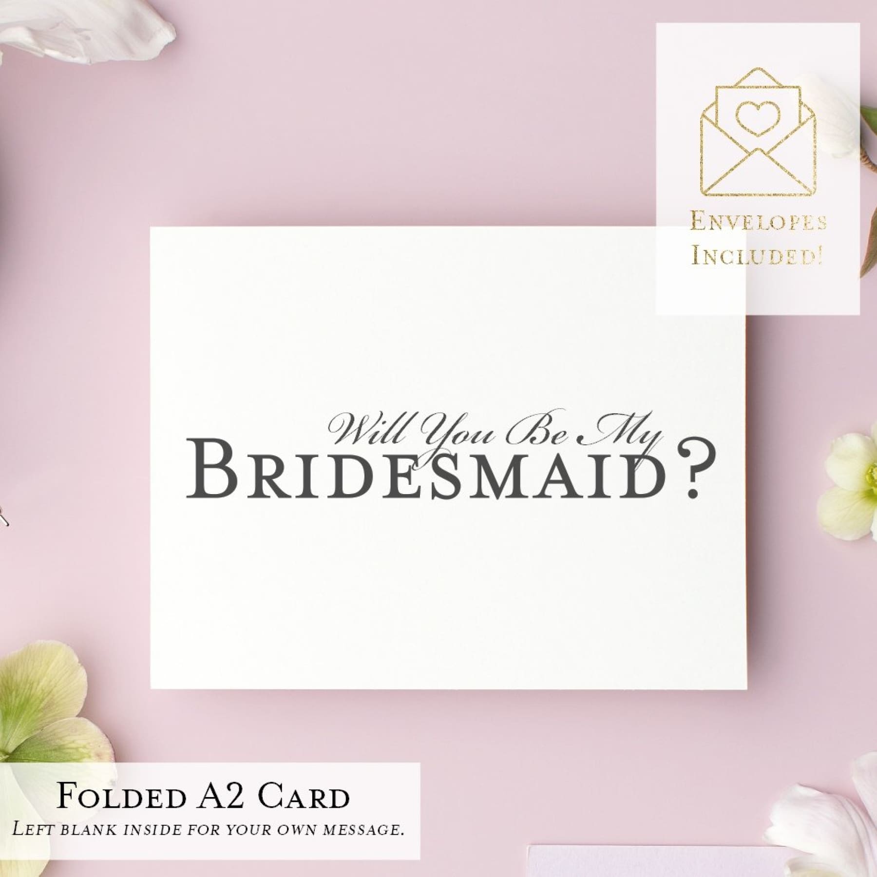 Will You Be My...? Cards, Wedding Party Proposal Cards, Style E - All That Glitters Invitations