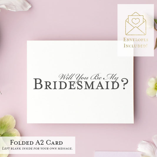 Will You Be My...? Cards, Wedding Party Proposal Cards, Style E - All That Glitters Invitations